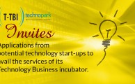 Technopark TBI invites applications from potential technology start-ups to avail the services of its Technology Business Incubator.